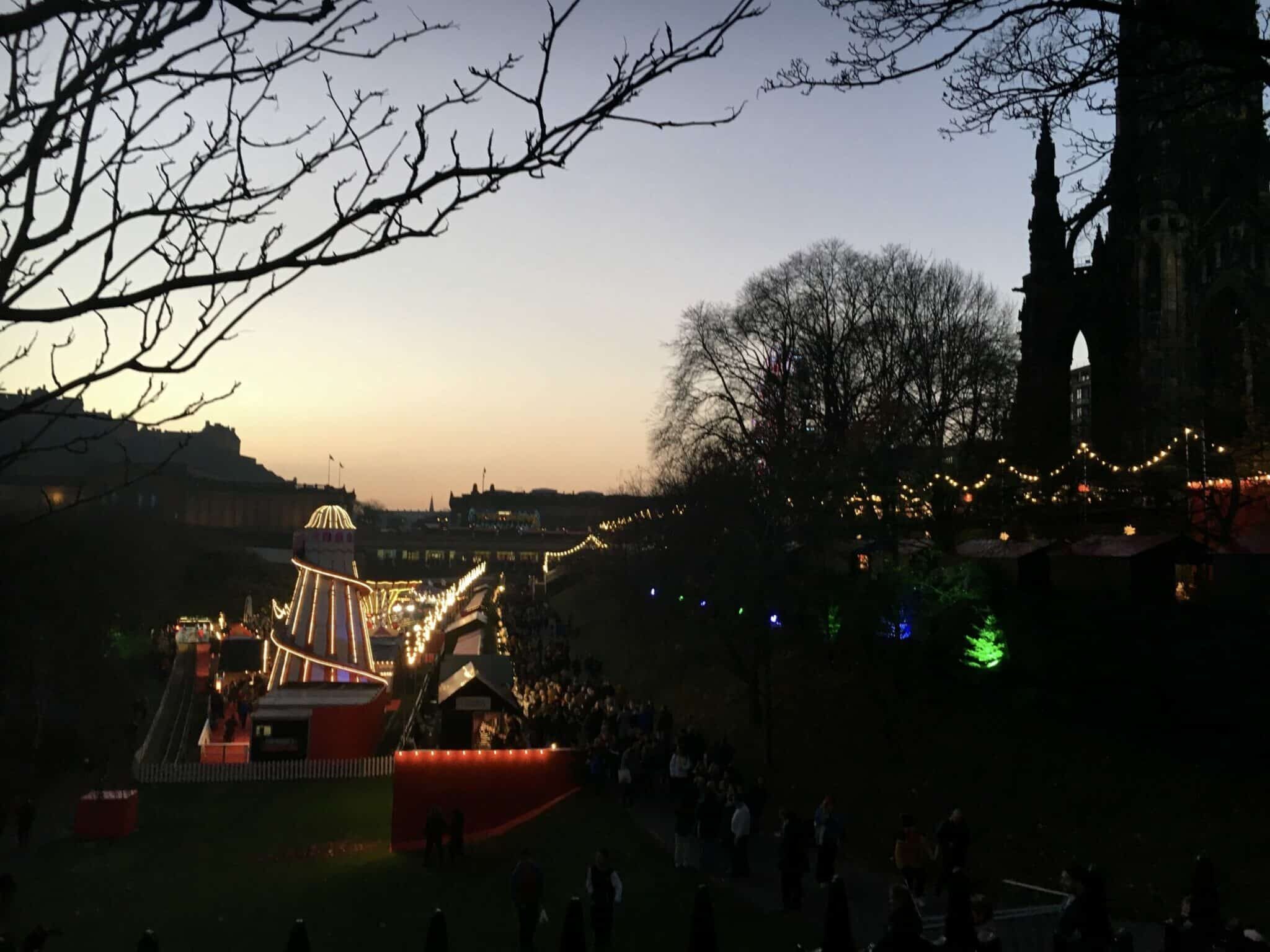 Magical Christmas time in Edinburgh