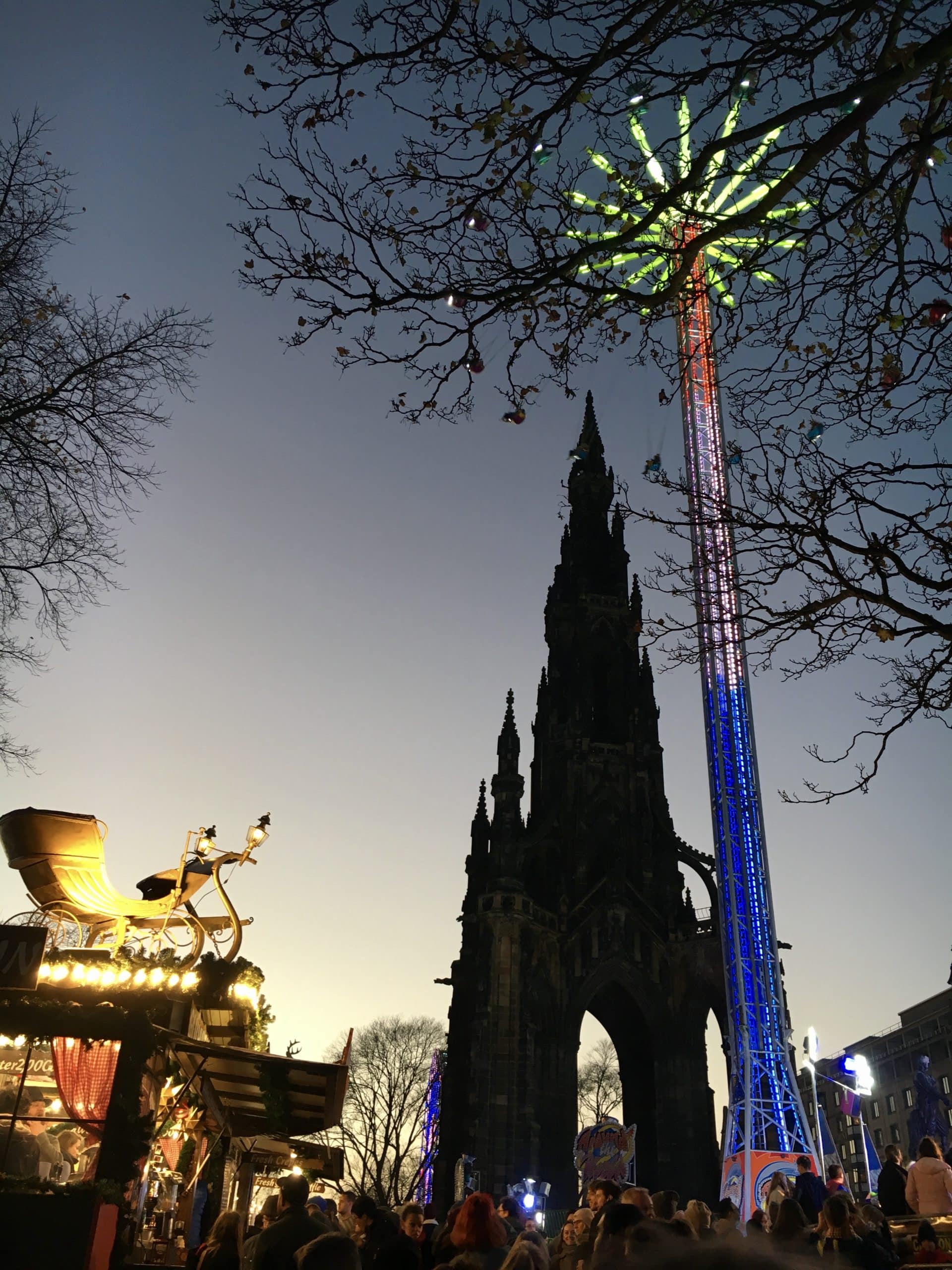 Magical Christmas time in Edinburgh
