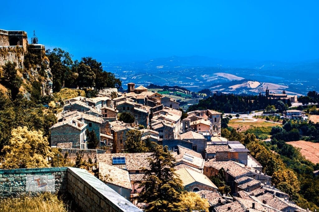 Civitella del Tronto, view of the village