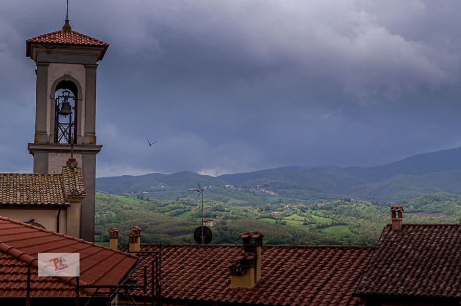 Piero della Francesca itinerary, Monterchi, panoramic view